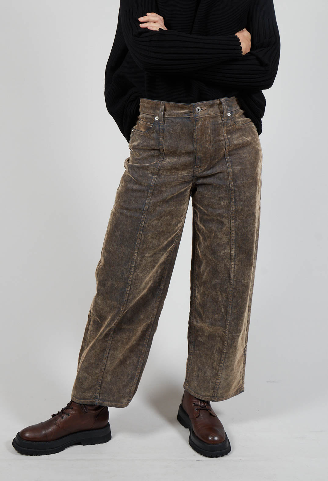 brown olek ladies trousers