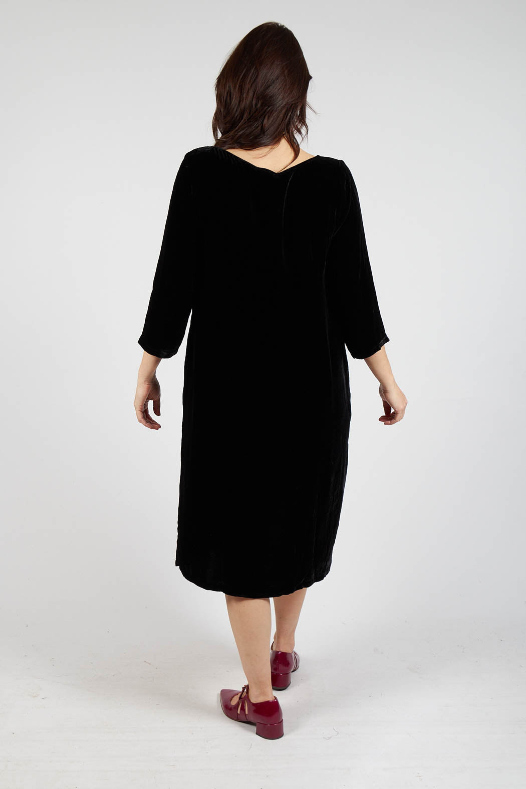 Oriana Dress in Poppy Black