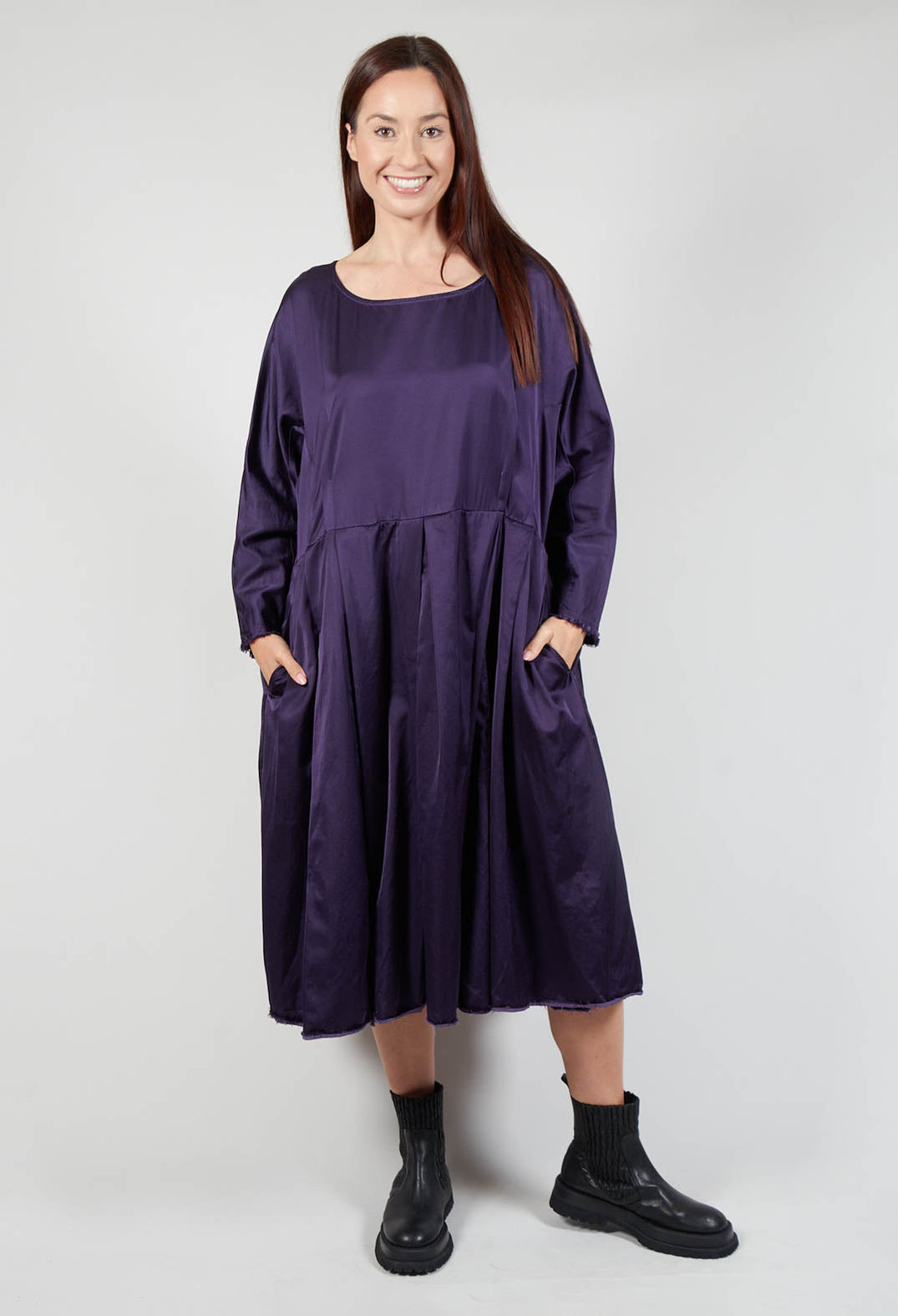 Orphig Dress in Eisenbahn Purple