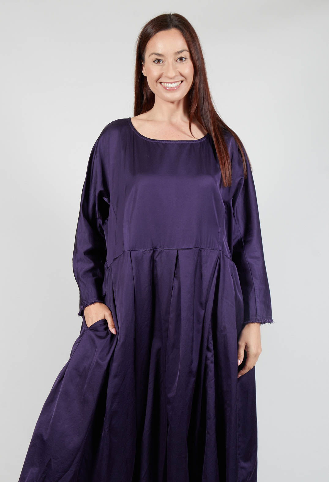 Orphig Dress in Eisenbahn Purple