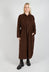 Oversized Collar Jumpsuit V in Coffee