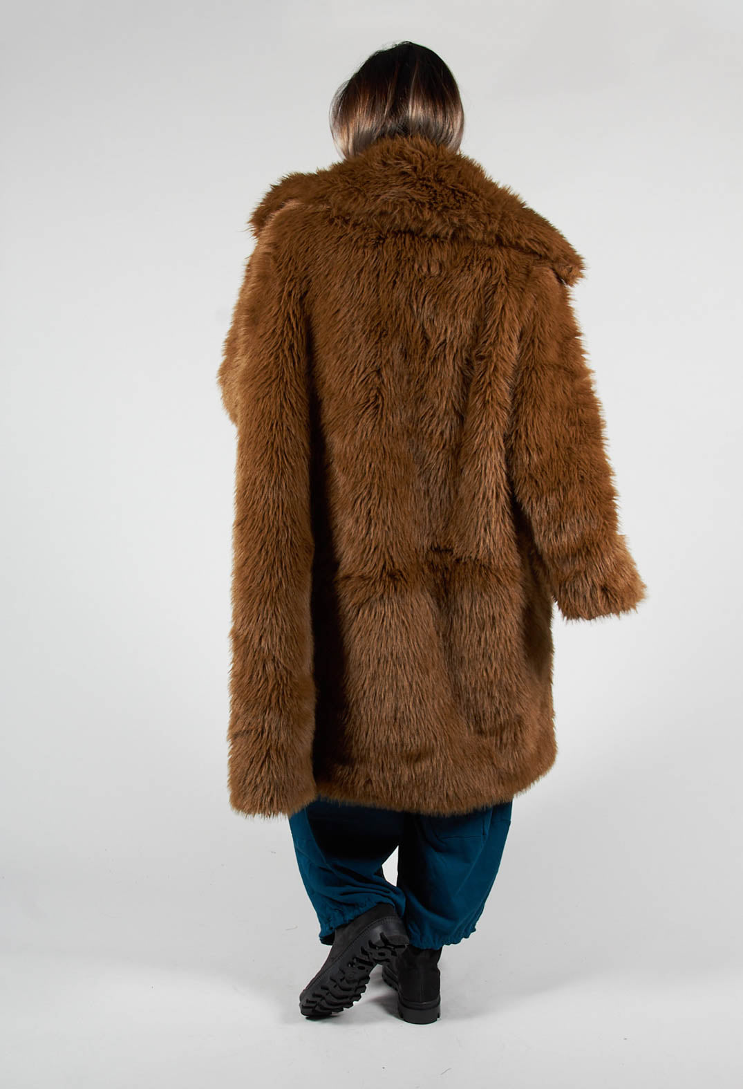 Faux fur hotsell coat oversized