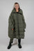 Oversized Puffer Coat in Camp