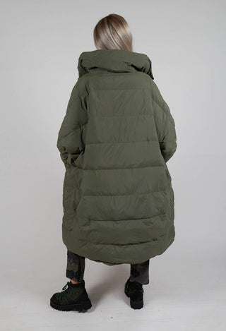 Oversized Puffer Coat in Camp