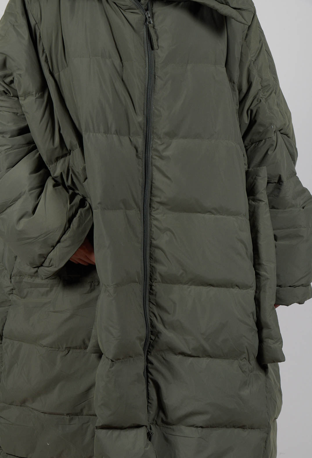 Oversized Puffer Coat in Camp