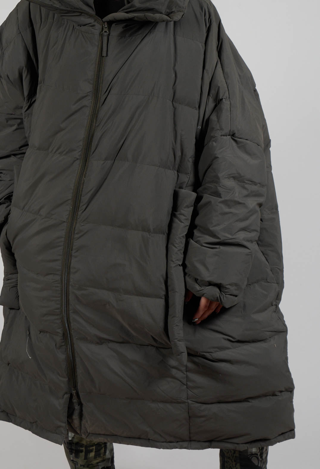 Oversized Puffer Coat in Jungle