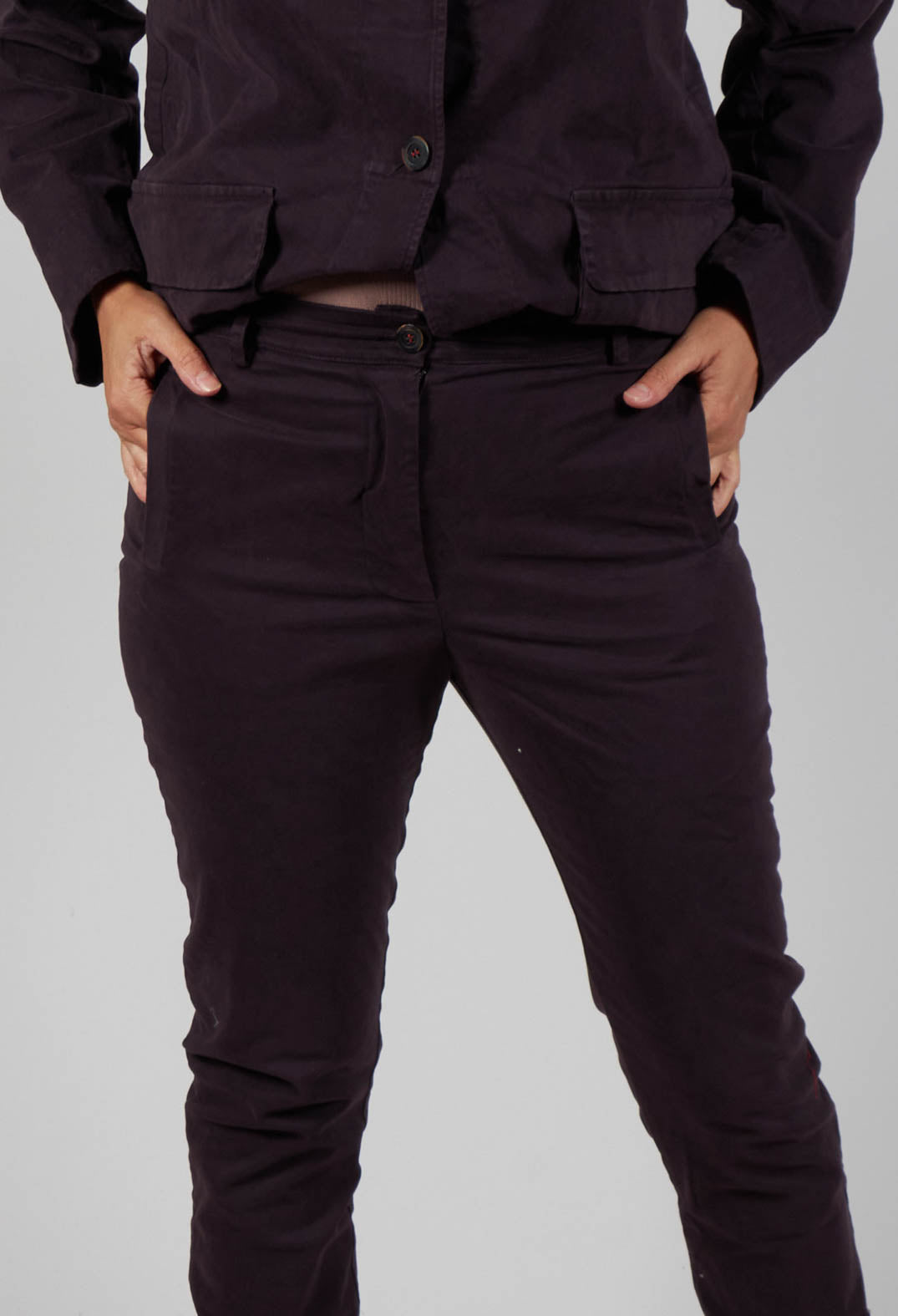 Pants Pavana in Plum