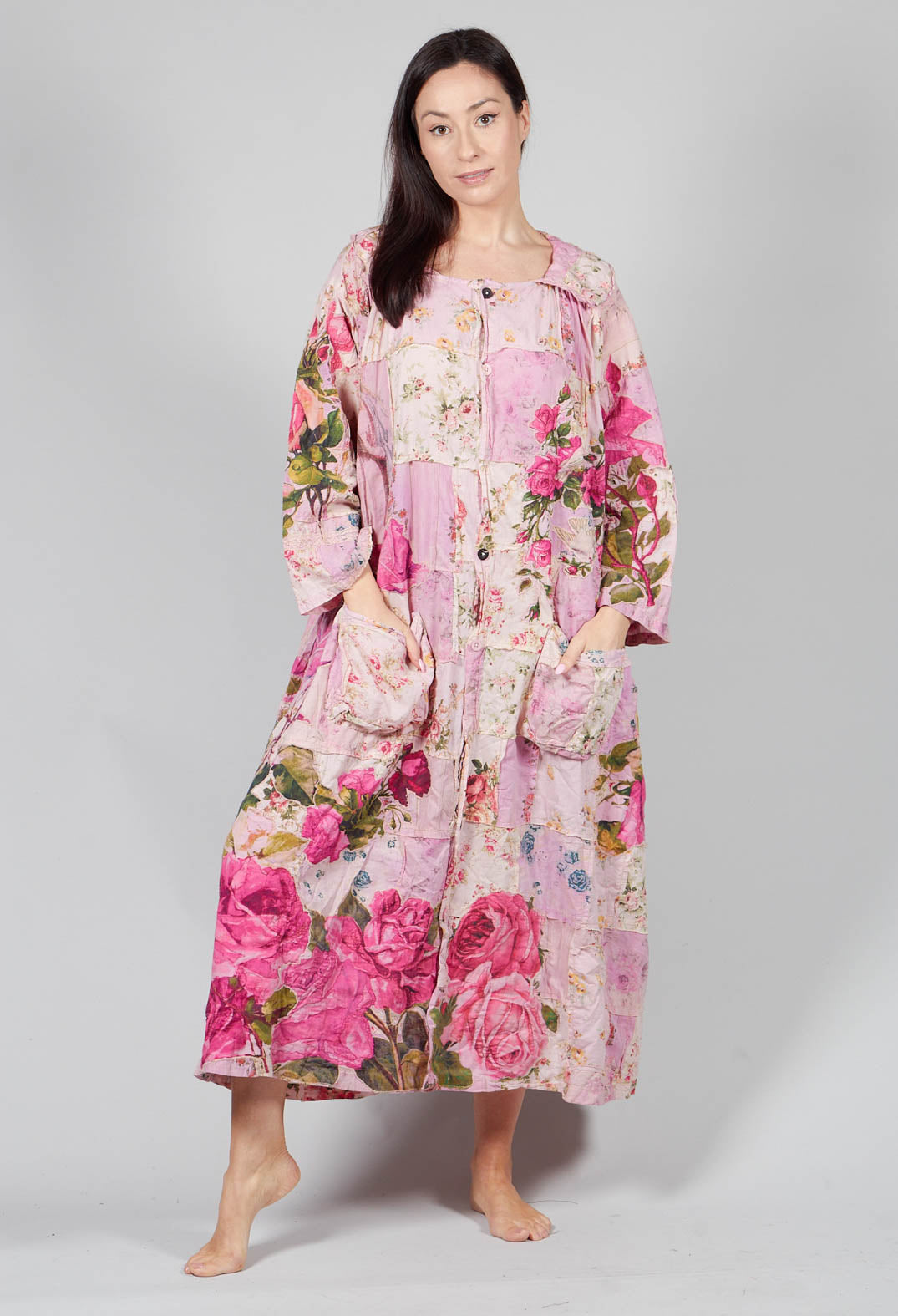 Floral Lila Bell Dress - Magnolia Pearl Clothing