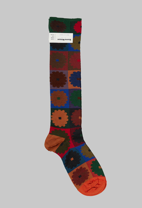 Patterned Socks in Marguerite Multicolour