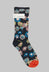 Patterned Socks in Tournesol Ardoise