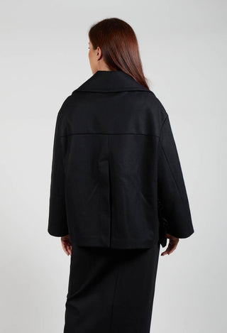 Pea Coat in Nero