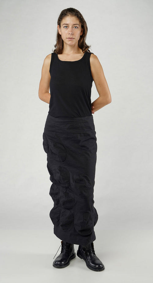 PRE-ORDER -  Pencil Bubble Skirt in Asteroid (Pictured in Black)