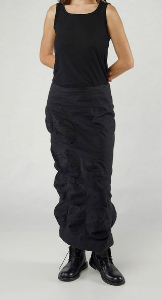 PRE-ORDER -  Pencil Bubble Skirt in Asteroid (Pictured in Black)