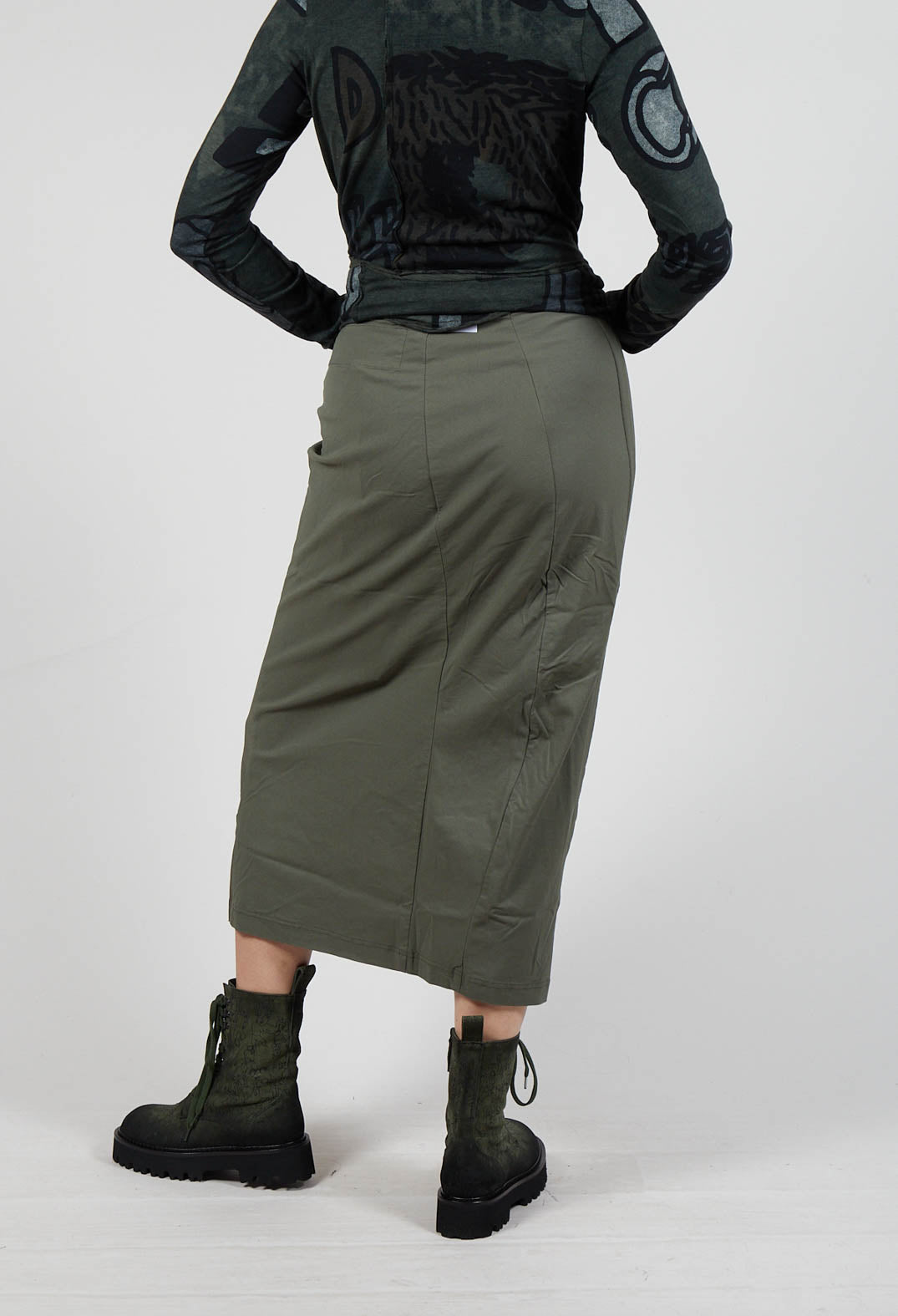 Pencil Skirt in Camp