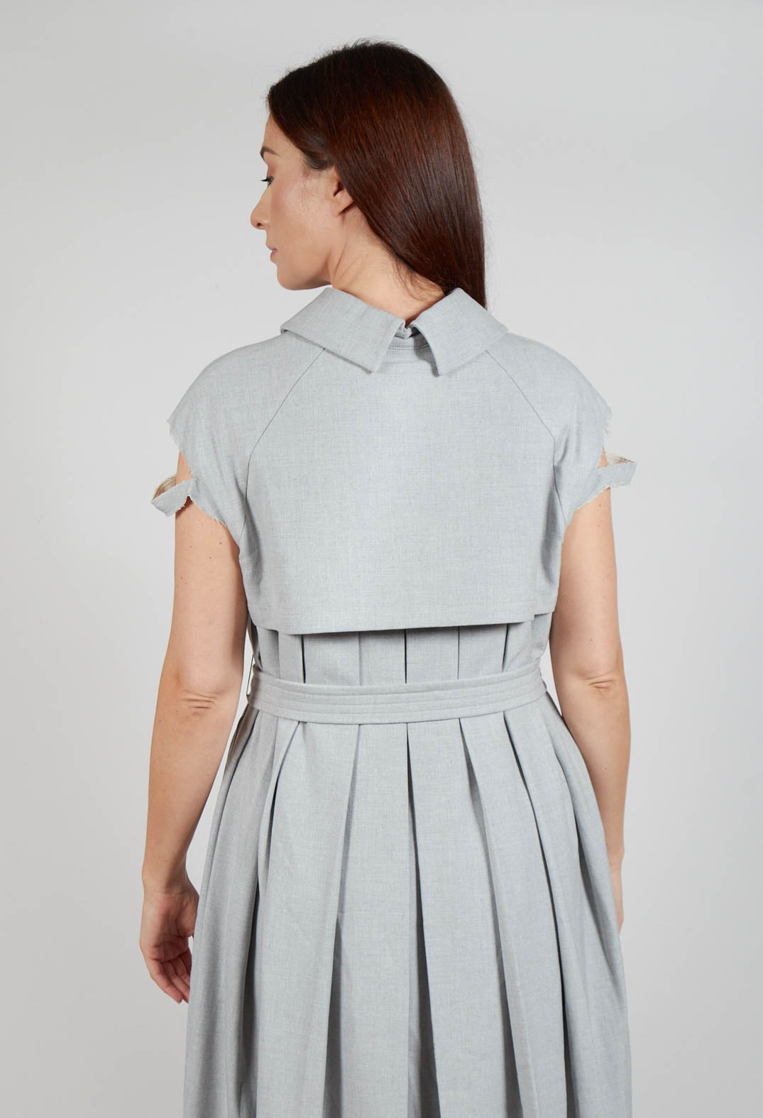 Peter Pan Dress in Grey