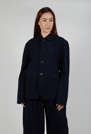 Peter Pan Peacoat in Navy