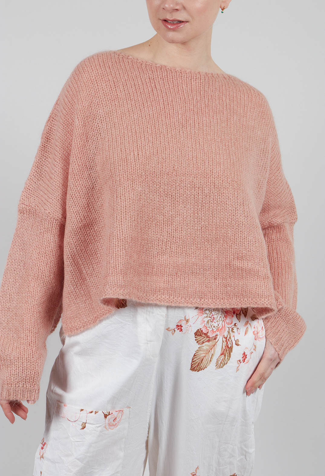 Pilou Pullover in Maille Pull Rose