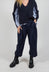 Pinstripe Tailored Trousers in Gessato Blue Nights