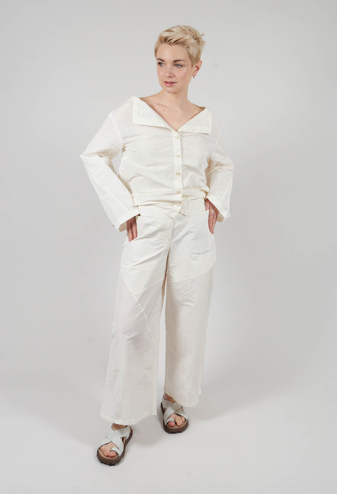 Piri Trousers in Off White