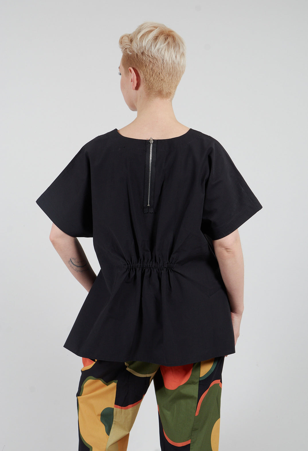 Pleat Top in Black