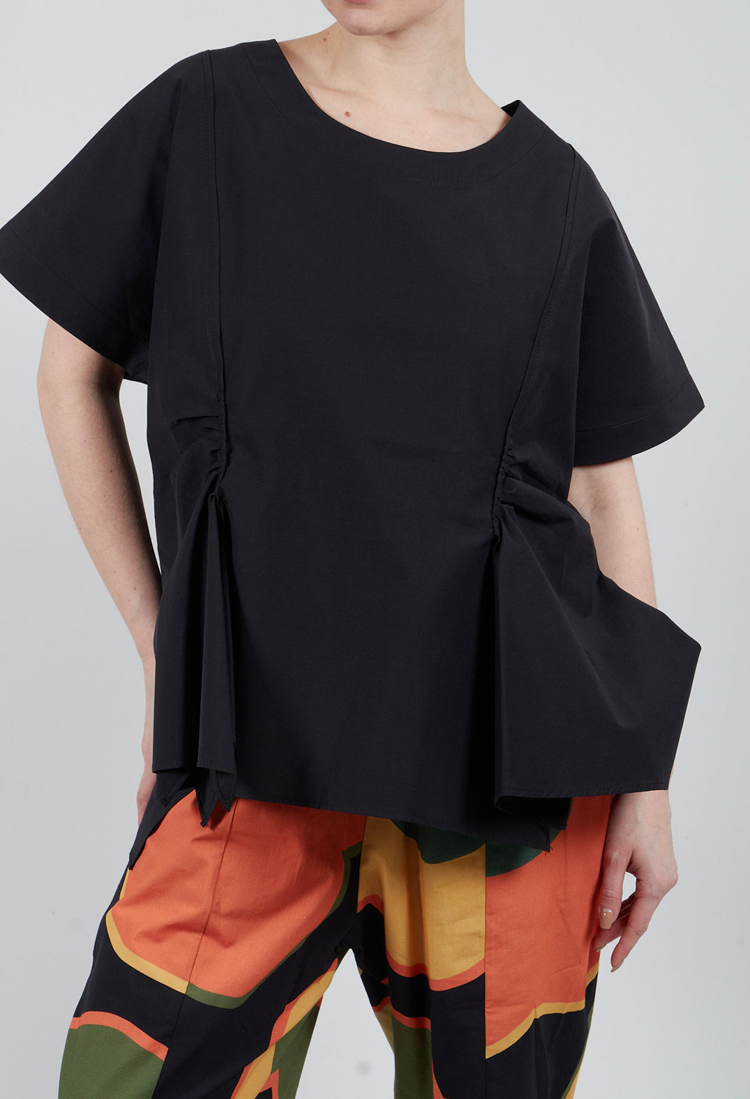 Pleat Top in Black