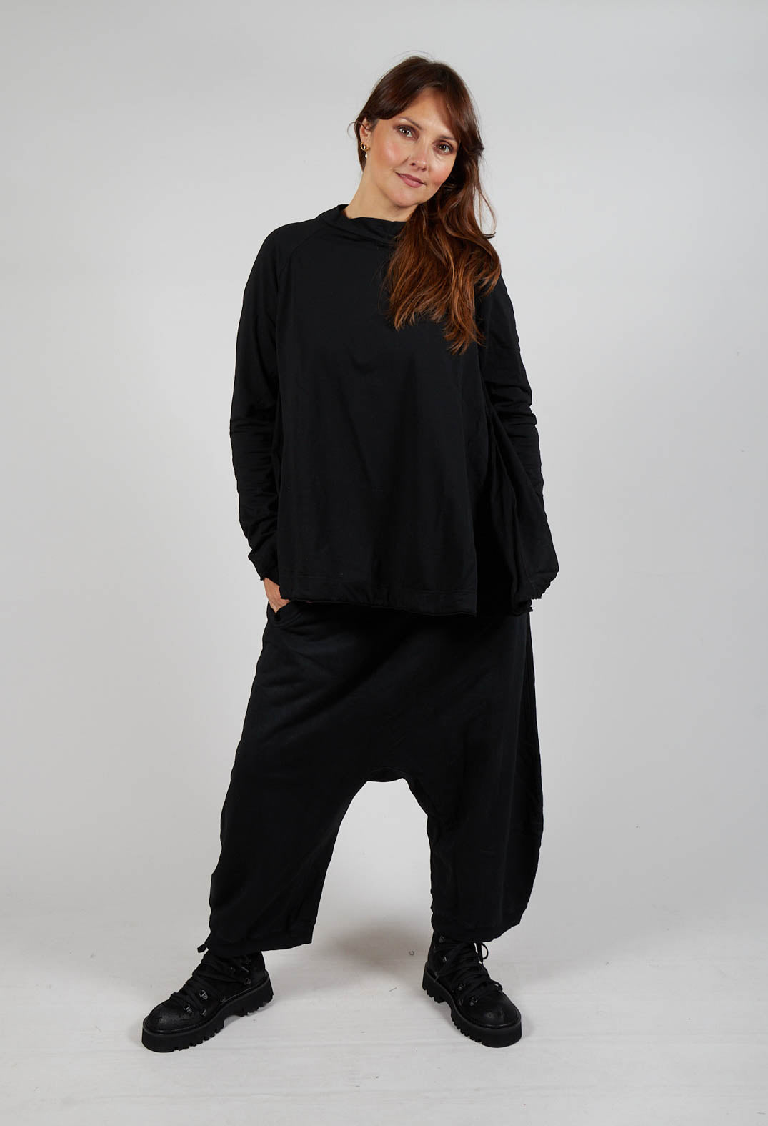 Pleat Top in Black