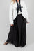 Pleated Full Skirt in Original Black