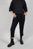 Pleated Wool Trousers in Black