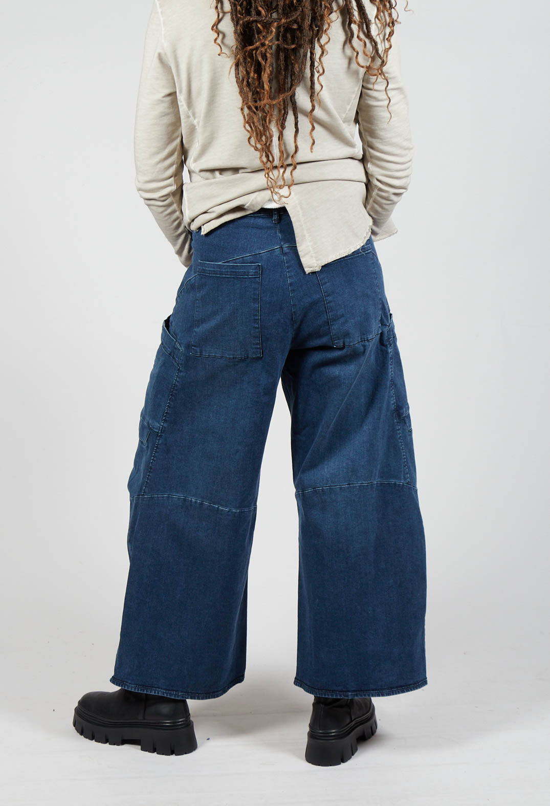 Plenty Denim Trousers in Dark Blue