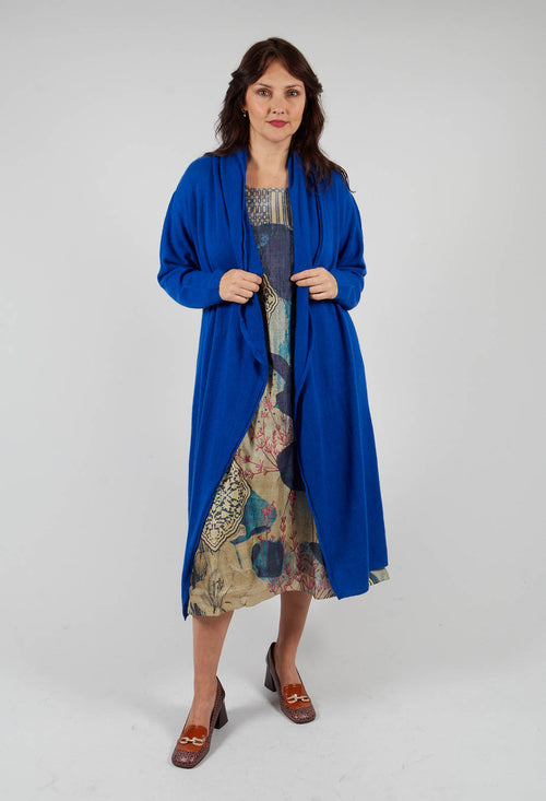 Plume Coat in Saphire