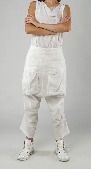 PRE-ORDER -  Pocket Front Trousers in Moon (Pictured in Starwhite)