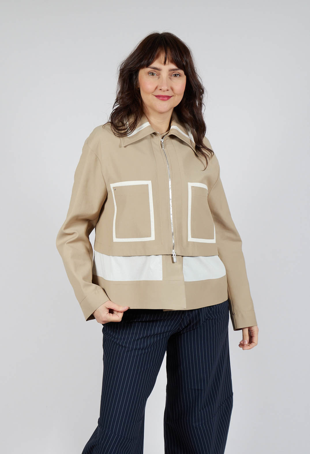 Prospect Short Jacket in Oatmeal