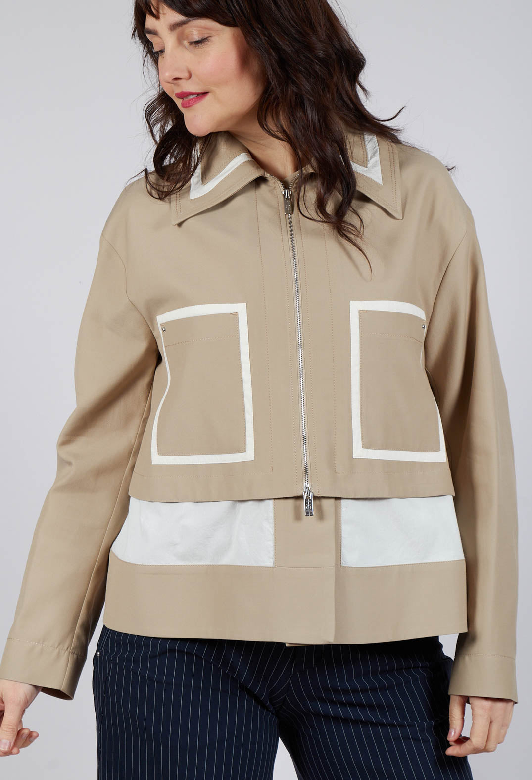 Prospect Short Jacket in Oatmeal