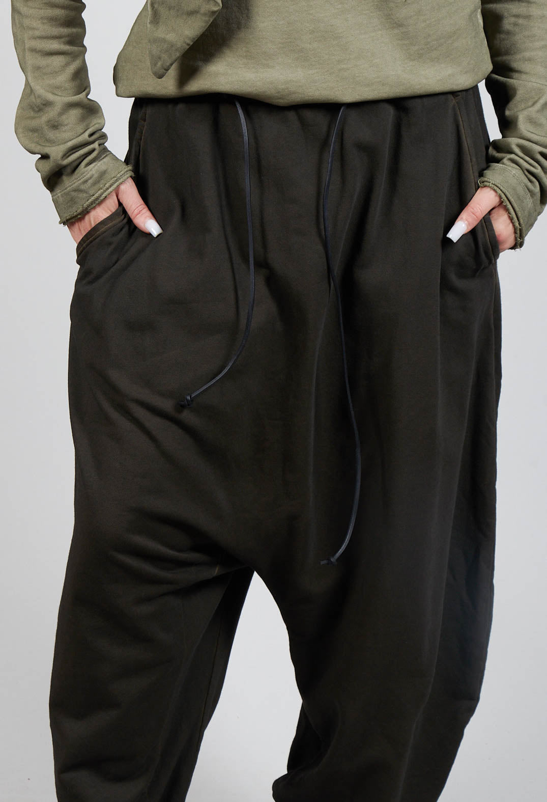 Loose best sale crotch pants