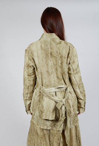 Quilted Jacket in Moss