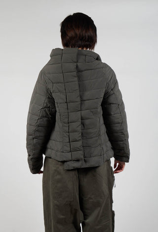 Quilted Puffer Jacket in Jungle