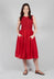 Rahel Dress in Vermillion