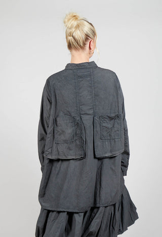 Relaxed Fit Shirt in Coal Cloud