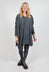 Relaxed Jersey Top in Slate Cloud