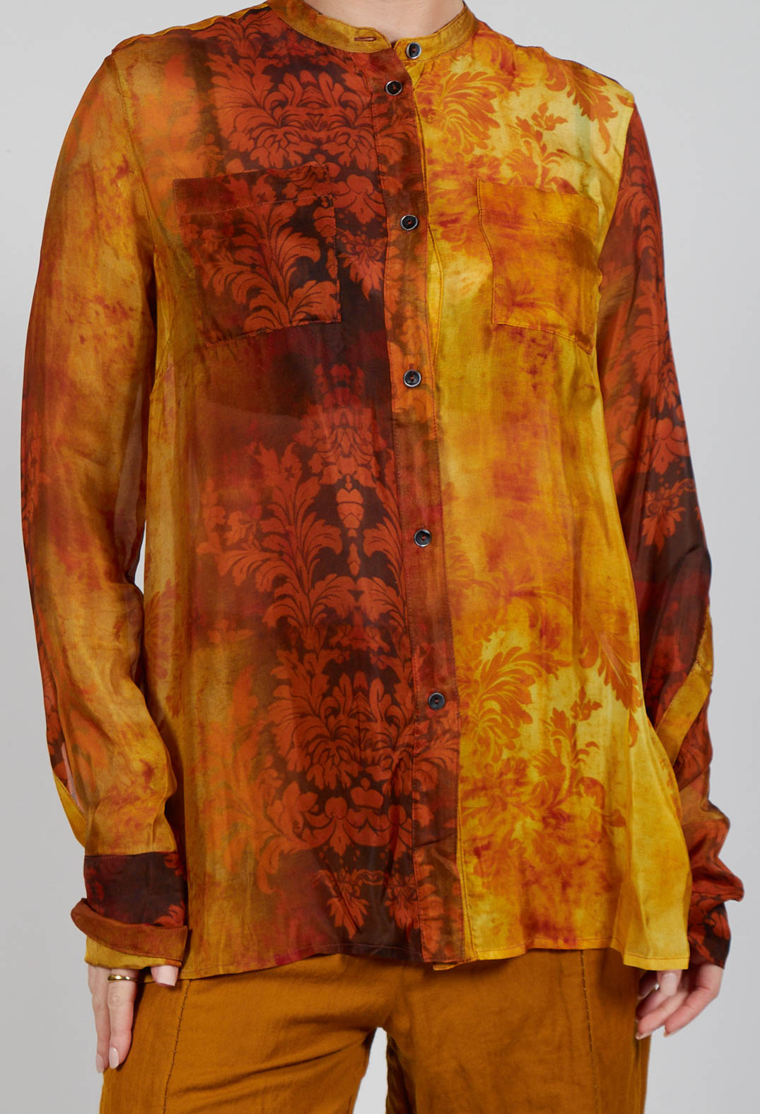 Renaissance Shirt in Stained Orange