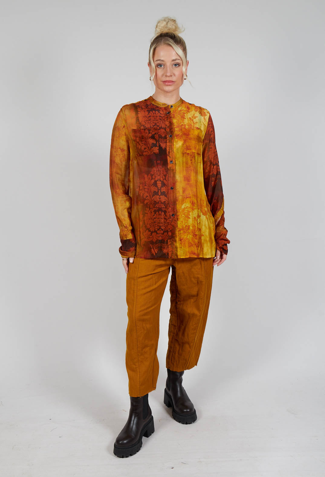 Renaissance Shirt in Stained Orange