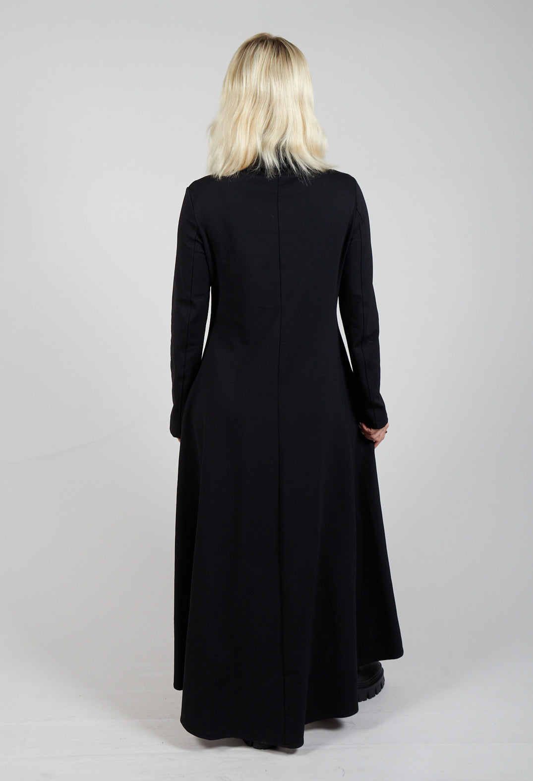 Roll Neck Dress in Black