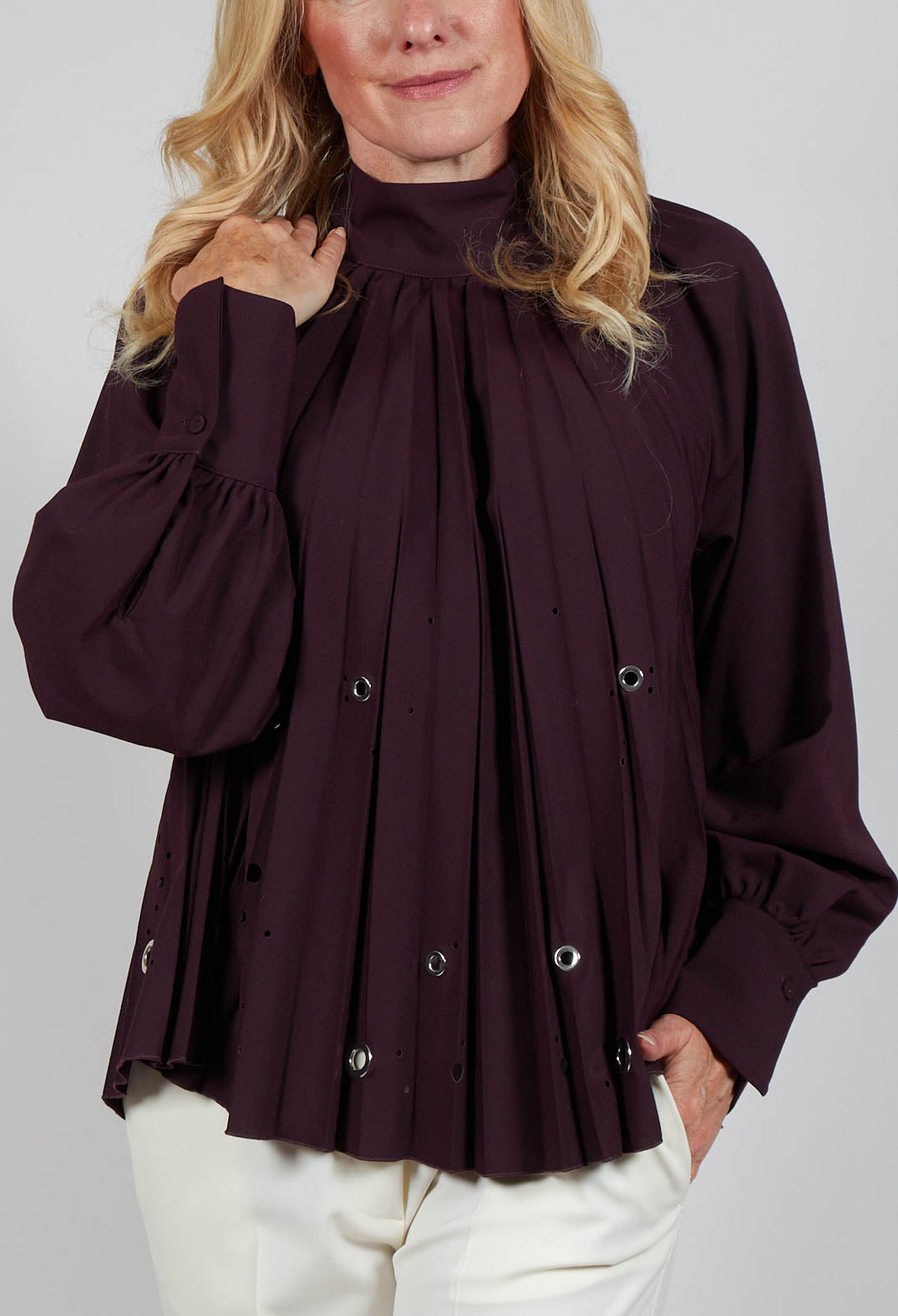 Romolo Blouse in Purple