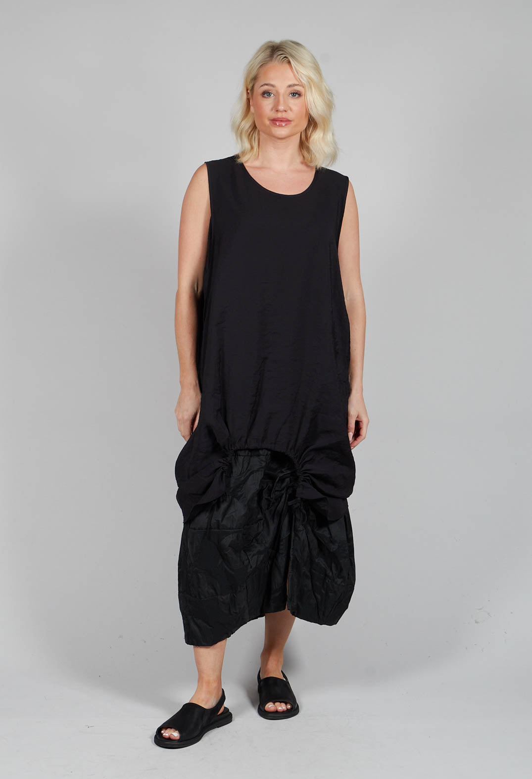 Ruched Top in Black