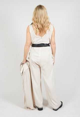 Lightweight Jumpsuit in Gesso