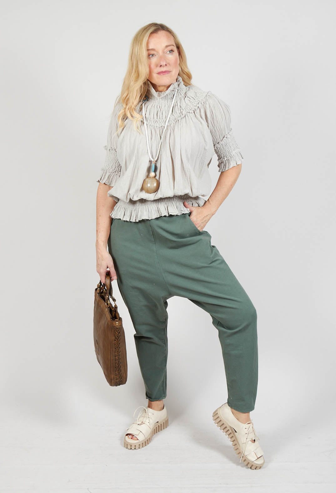 Wirksamen Trousers in Teich Green