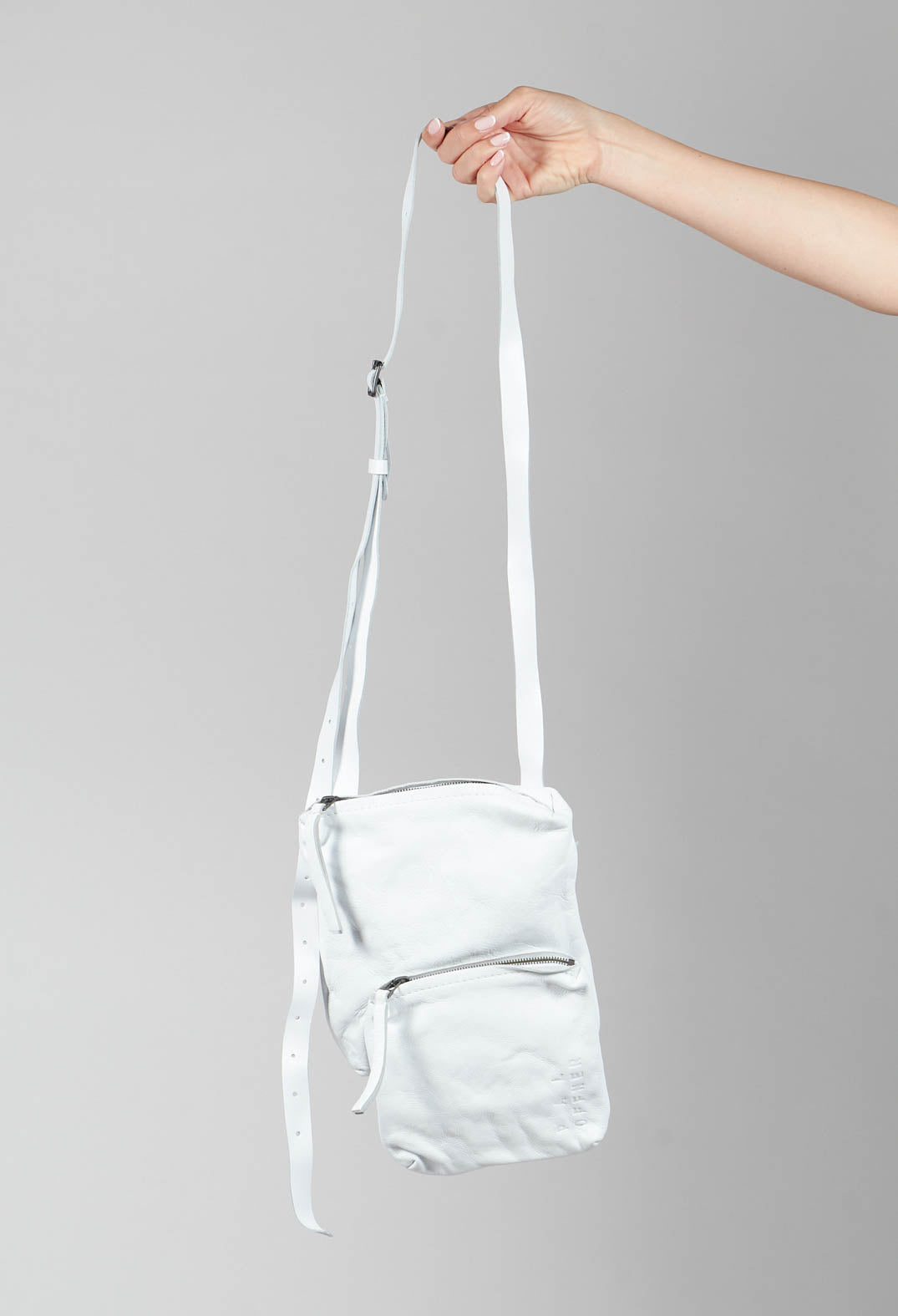 Twin Pocket Bag in White