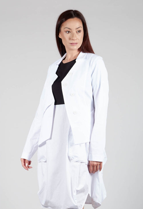 Dissected Jacket in White