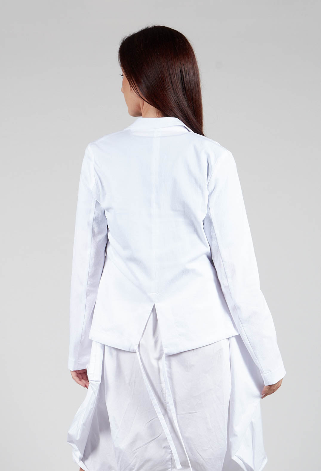 Dissected Jacket in White