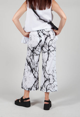 Wide Leg Trousers in Wakaba Gaia